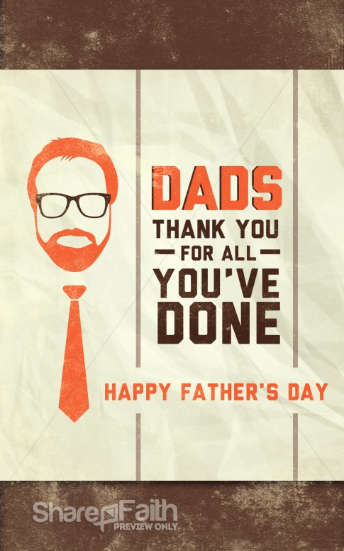 father's day program for church