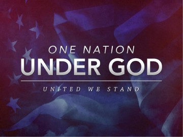 One Nation Under God United We Stand Church PowerPoint | Independence ...