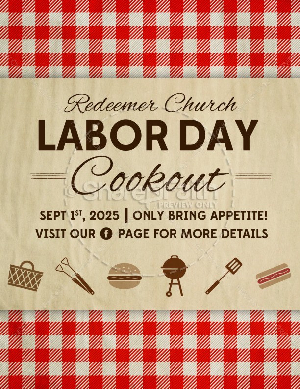 Labor Day Barbecue Flyer | page 1