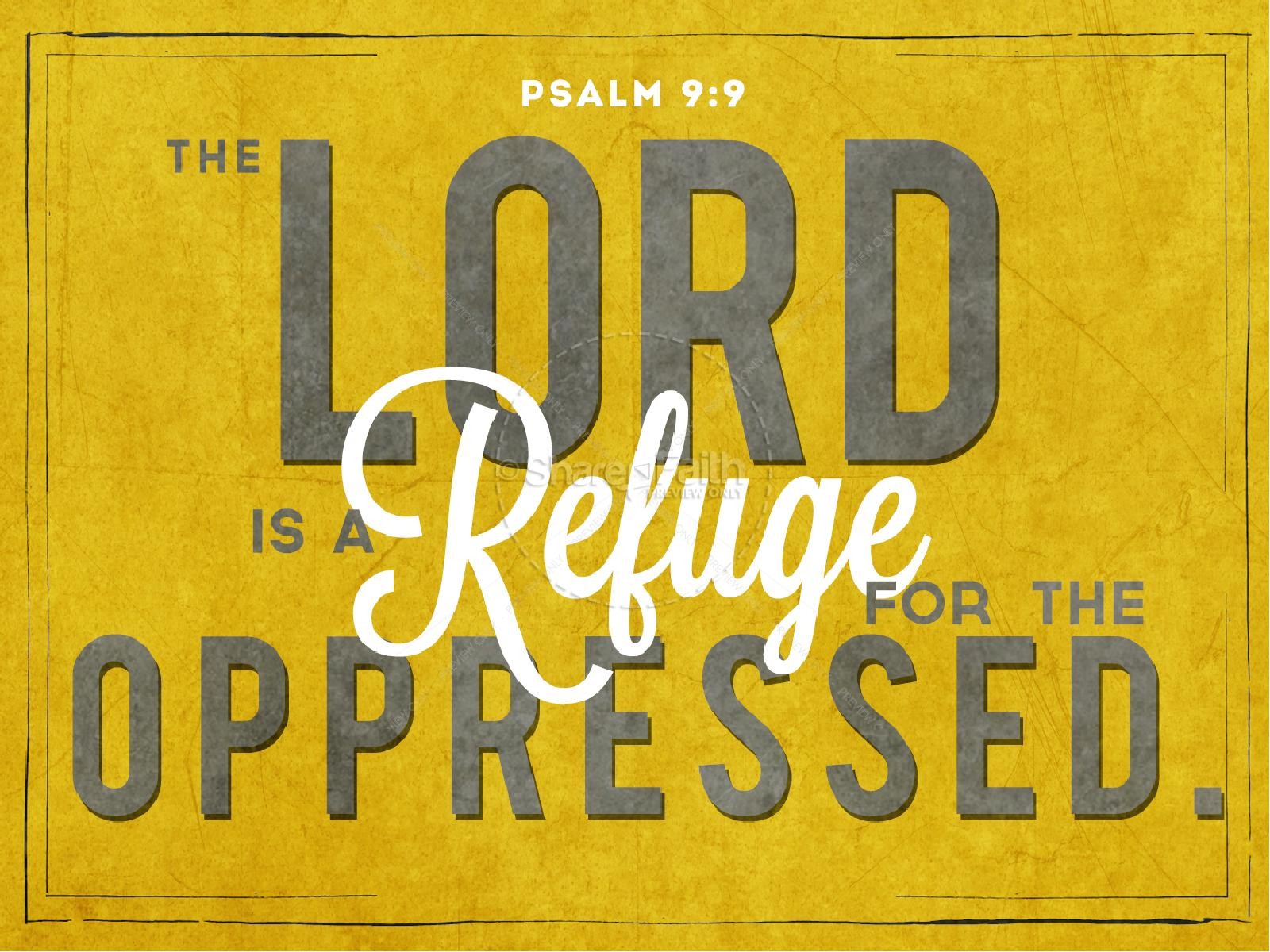 Psalm 9:9 PowerPoint