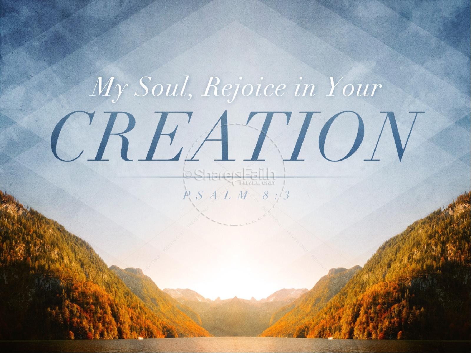Rejoice In Your Creation PowerPoint Sermon