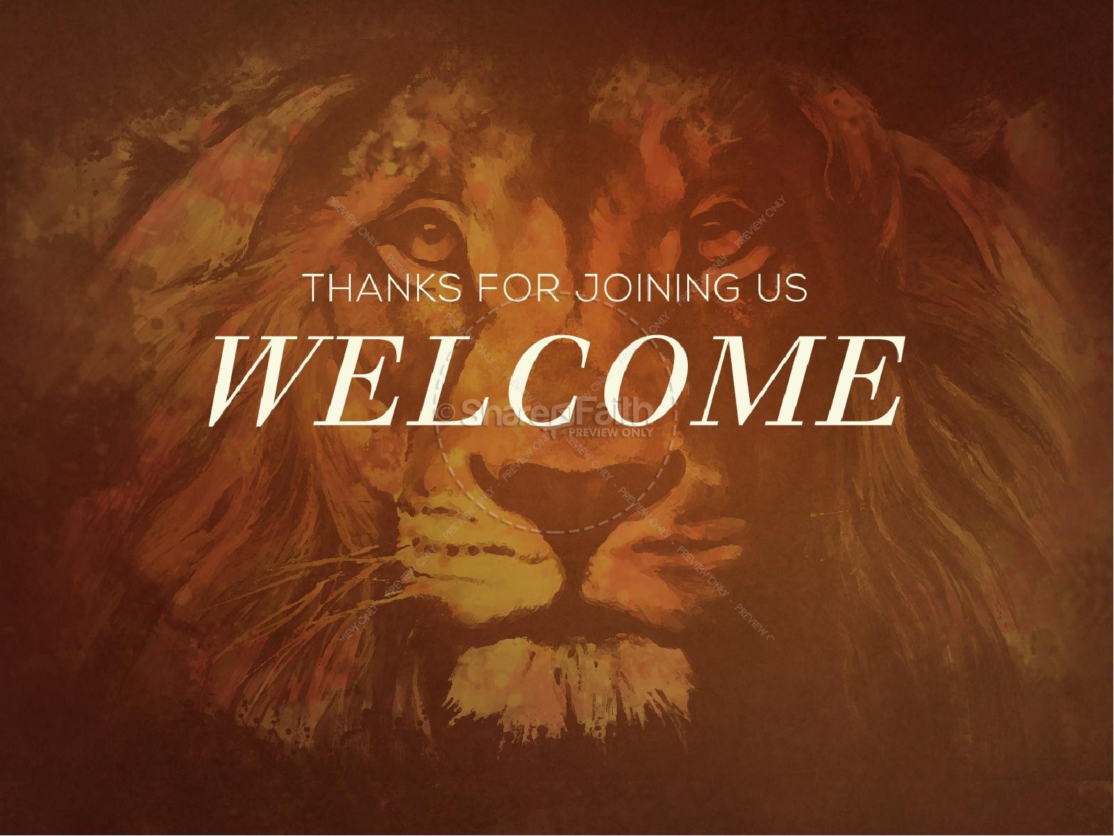 Be Strong and Courageous Church PowerPoint