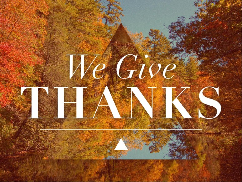 We Give Thanks Ministry PowerPoint