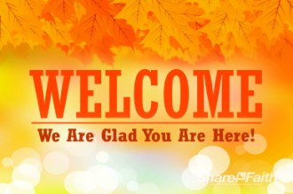 Free Fall Welcome Church Video | Church Motion Graphics