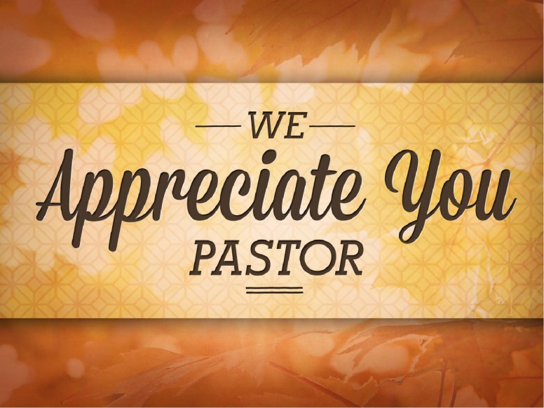 Pastor Appreciation Christian Bulletin | Harvest Fall Church Bulletin ...