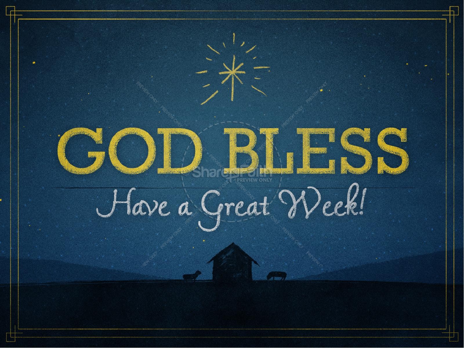 God's Gift to Us Christmas PowerPoint Template Thumbnail 4