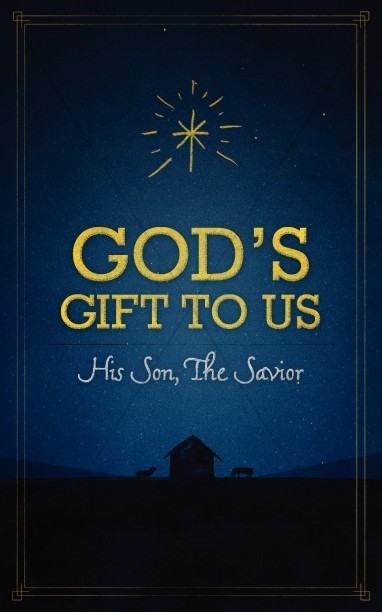 God's Gift to Us Church Bulletin Thumbnail Showcase