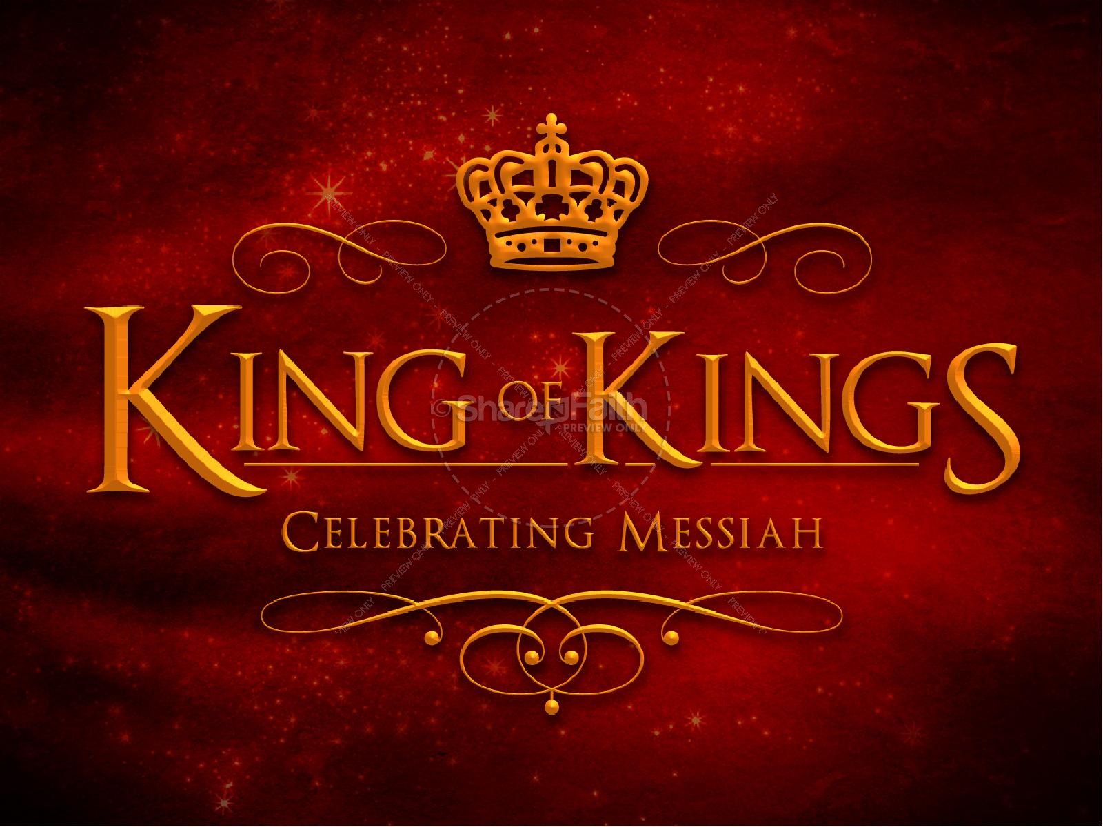 worship the king background