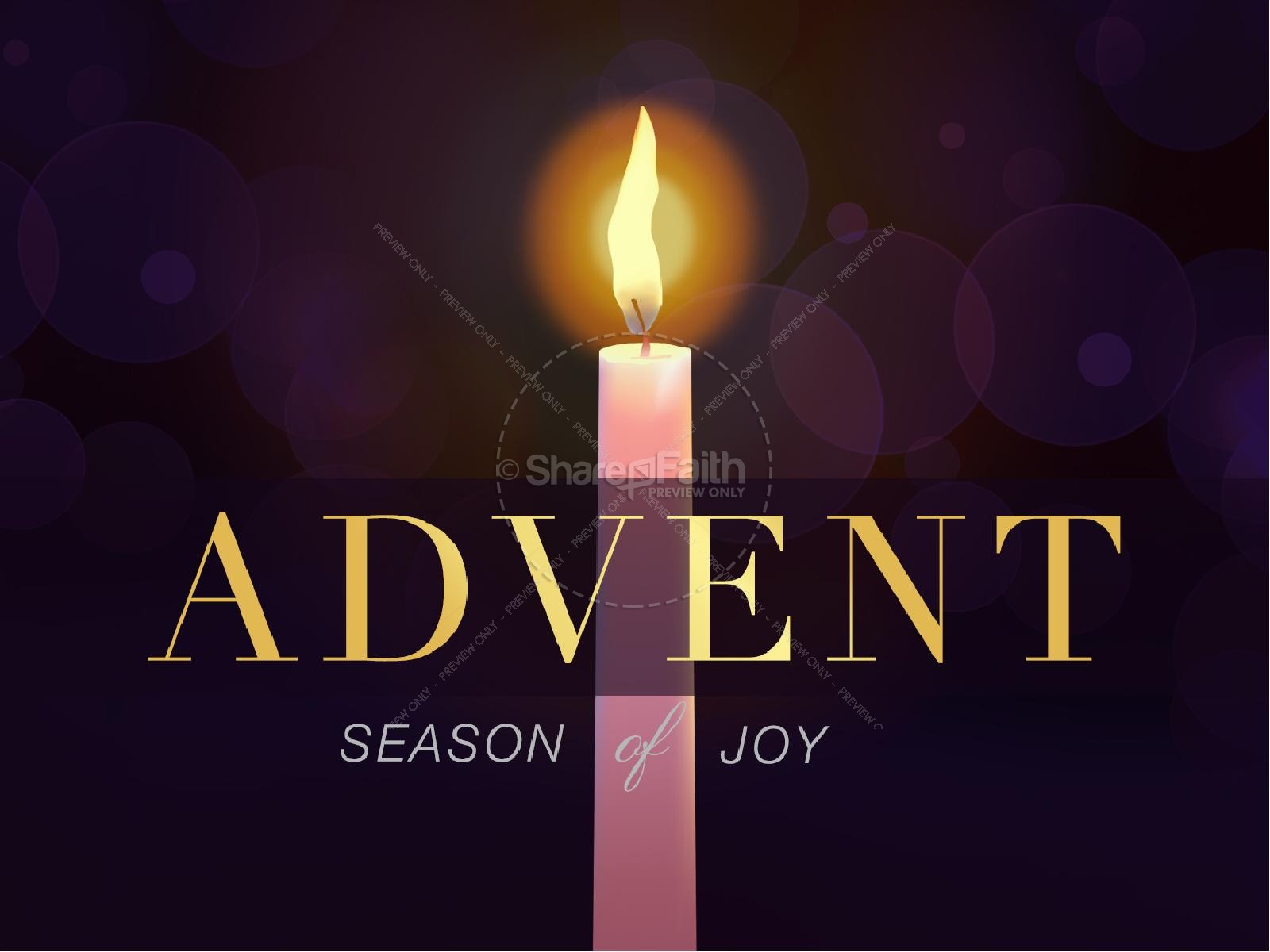 Advent Prepare for Christ Christmas PowerPoint Thumbnail 5