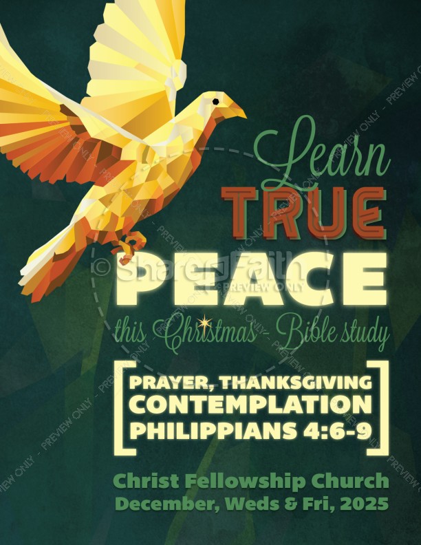 Experience True Peace Christmas Flyer | page 1