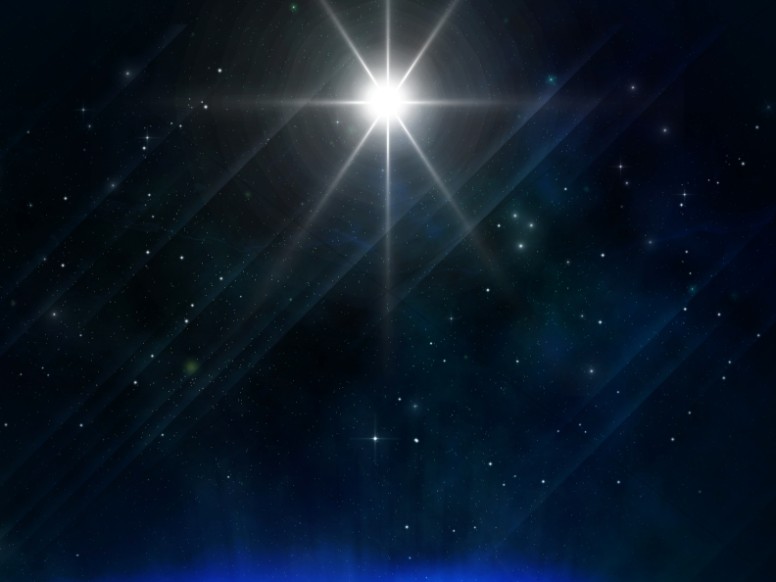 Star So Bright Christmas Background