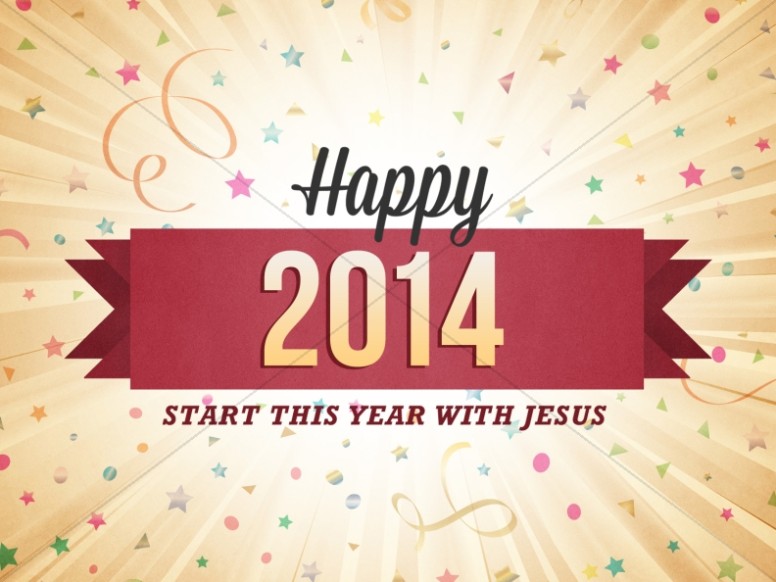Happy 2014 New Year Slides for Church Thumbnail Showcase