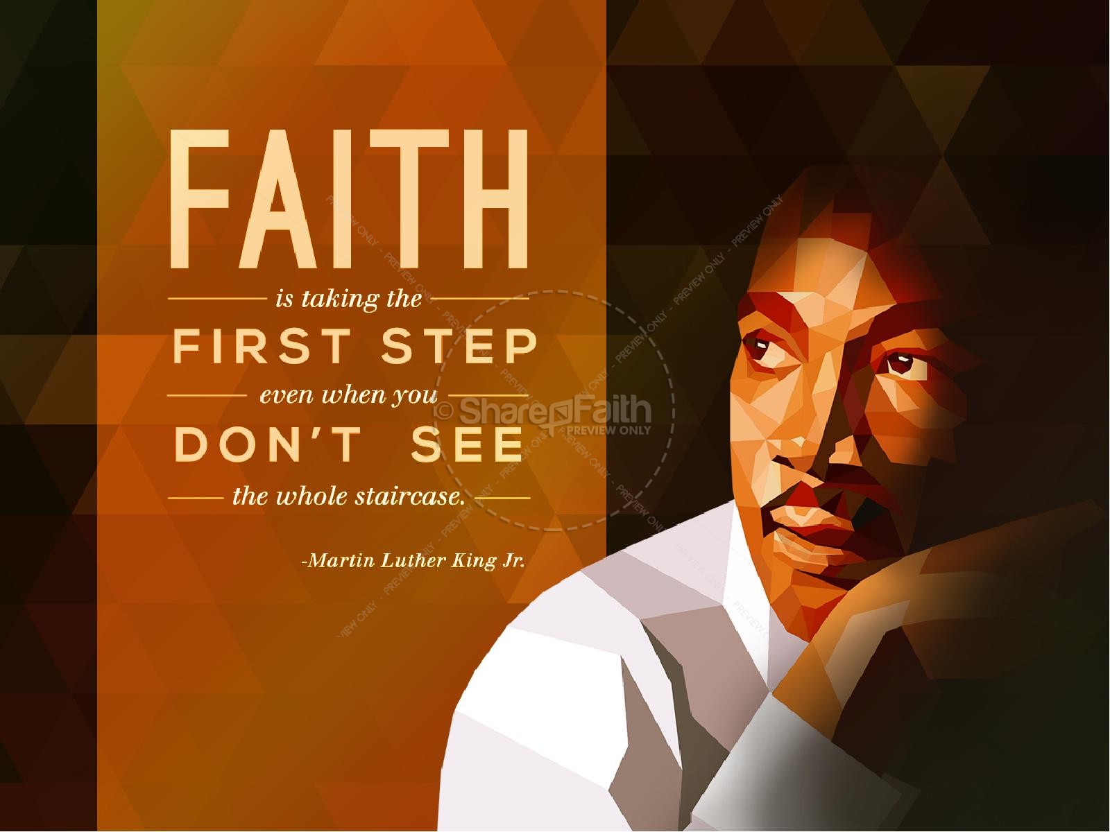 MLK on Faith Church PowerPoint
