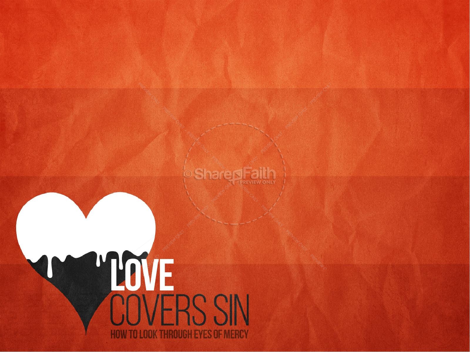 Love Covers Sin Christian PowerPoint Thumbnail 5