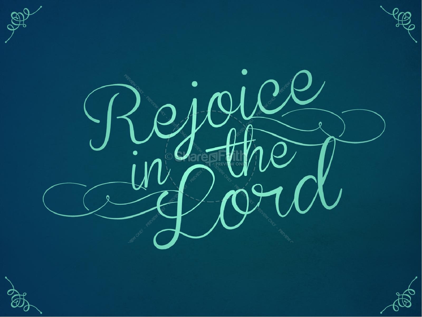Rejoice in the Lord Ministry PowerPoint