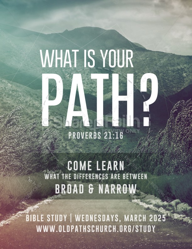 What is Your Path Christian Flyer Thumbnail Showcase