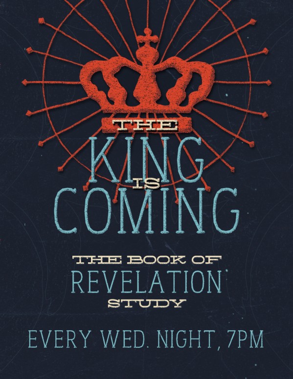 The King is Coming Religious Flyer