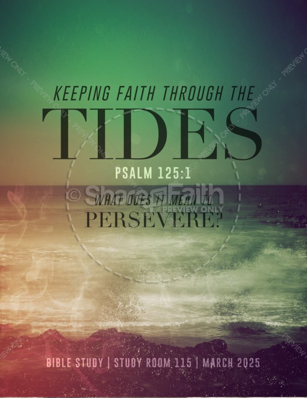 Faith Through Tides Christian Flyer Thumbnail Showcase