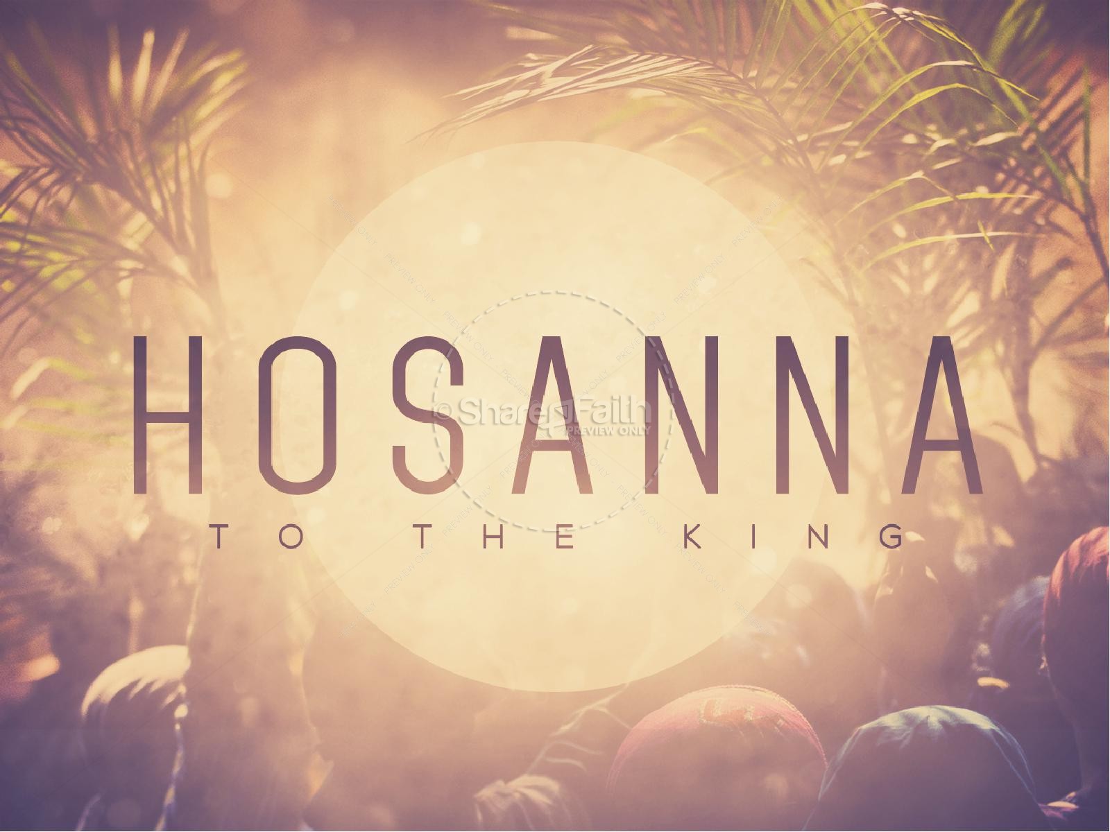 Hosanna Palm Sunday