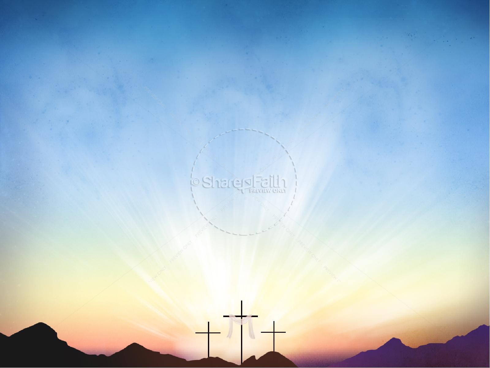 Resurrection Sunday Easter Graphics Ministry PowerPoint Thumbnail 5