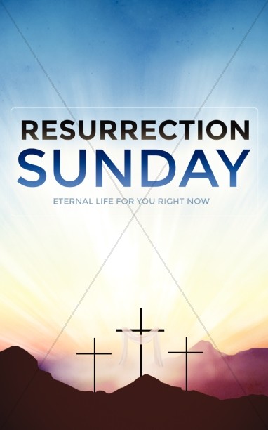 Resurrection Sunday Ministry Bulletin Thumbnail Showcase
