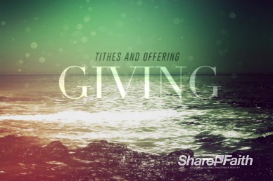 Faith Through Tides Christian Tithes and Offerings Video Loop