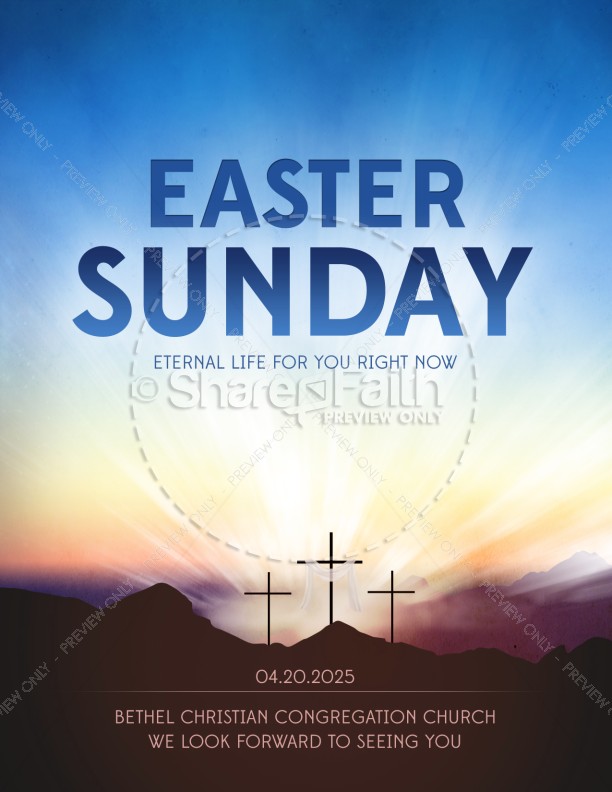 Resurrection Sunday Ministry Flyer Thumbnail Showcase