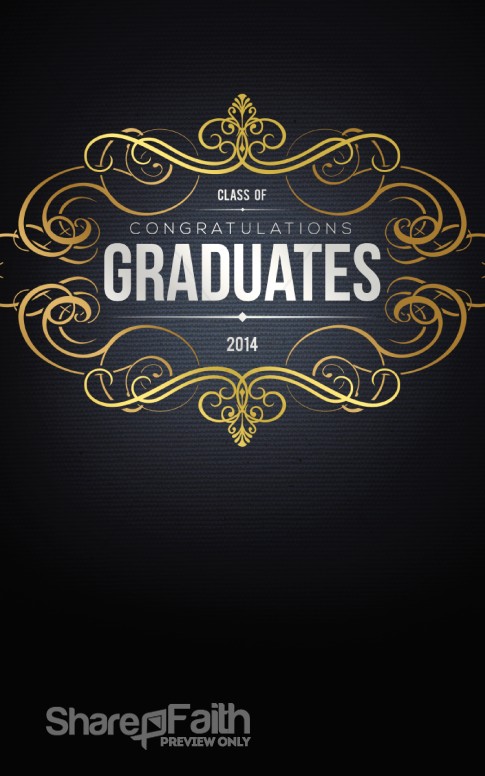 2014 Graduation Design Cover Program Template Clover Media