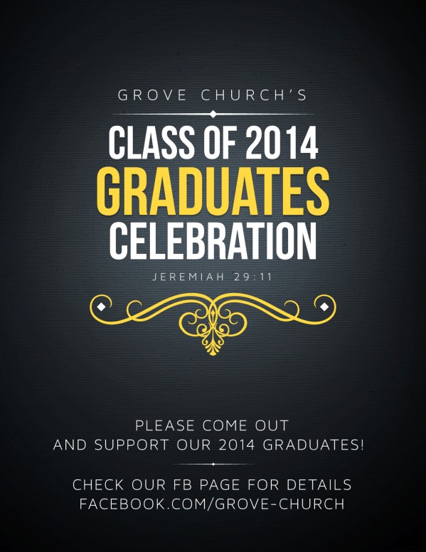 Graduation Party 2014 Event Religious Flyer