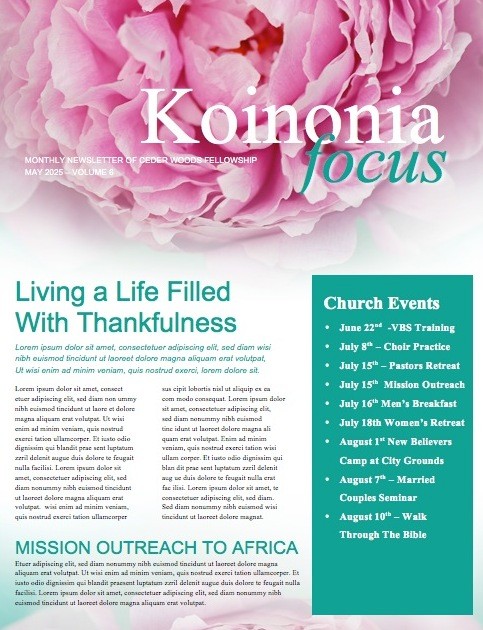 Mothers Day Beautiful Mother's Day Church Newsletter