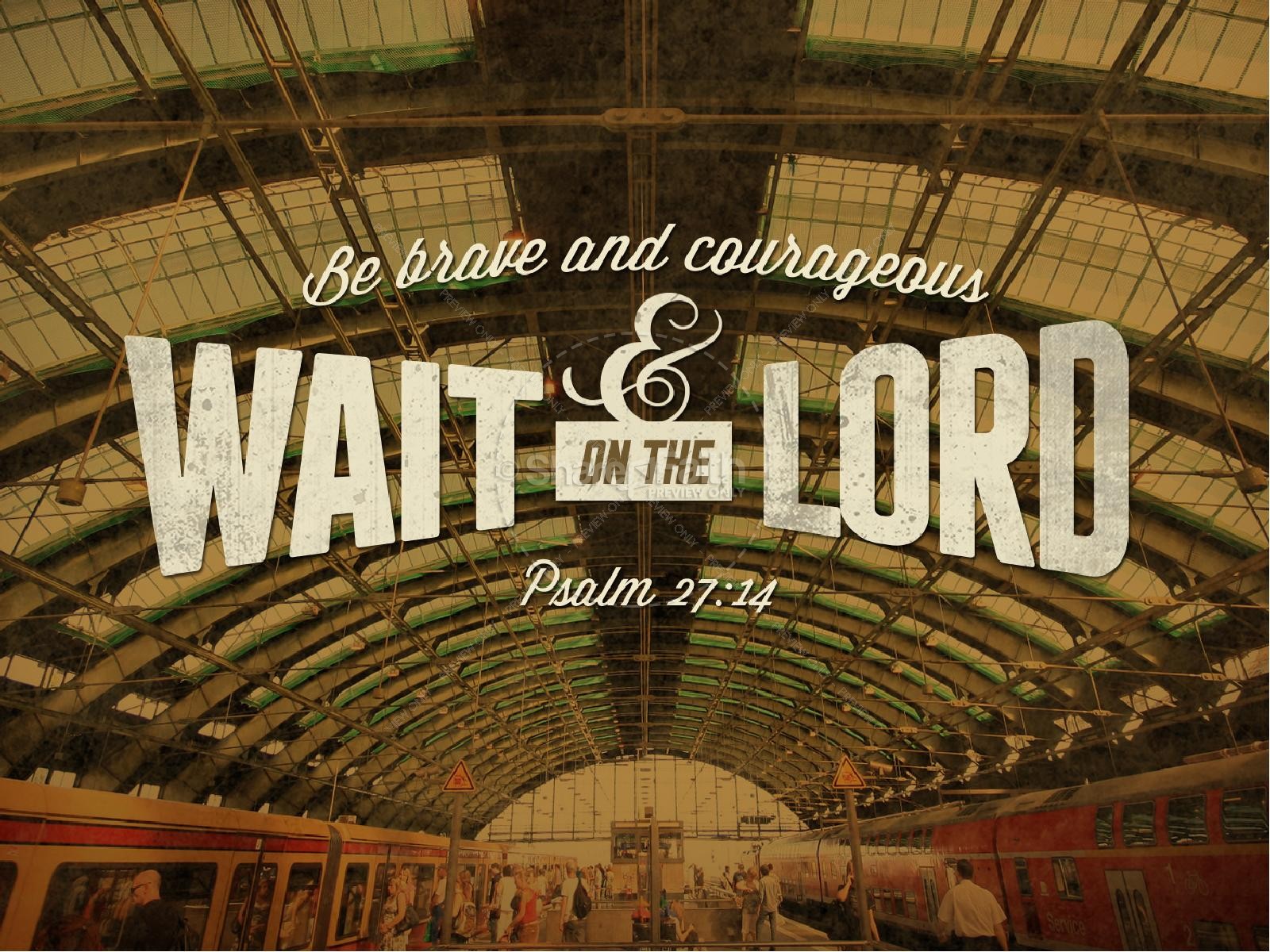 Wait on the Lord Ministry PowerPoint | slide 1