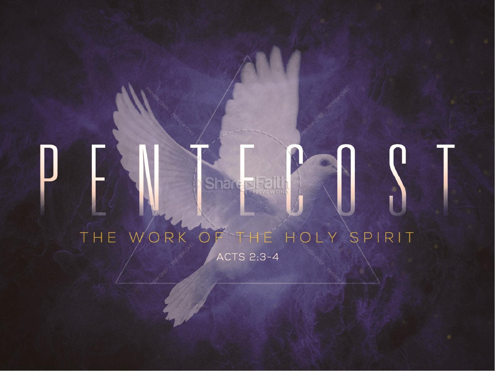 Pentecost Holy Spirit Church PowerPoint Thumbnail 1