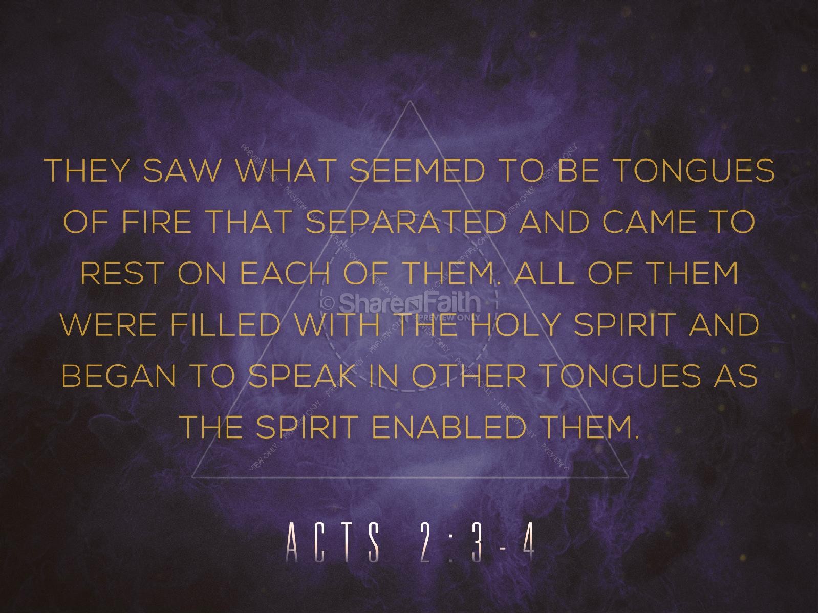 Pentecost Holy Spirit Church PowerPoint Thumbnail 5