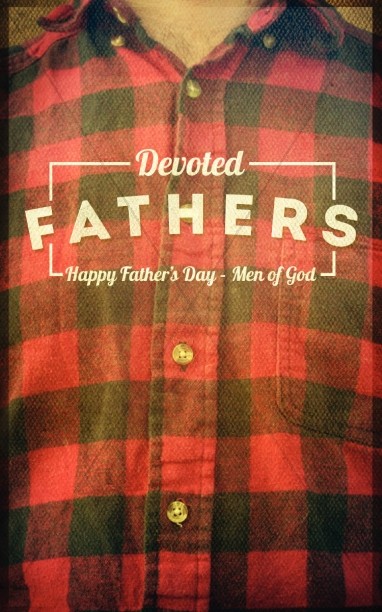 Fathers Day Card Bulletin Cover or Program