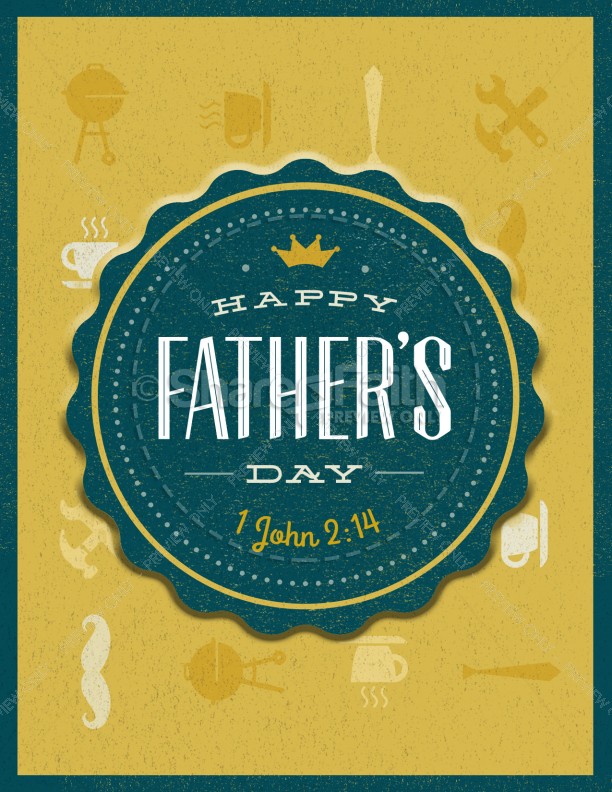 Happy Father's Day You're the Best Religious Flyer Template Thumbnail Showcase