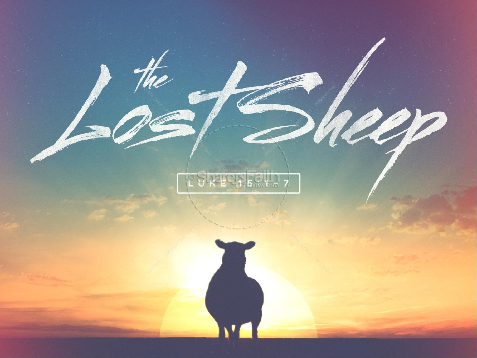 The Lost Sheep Christian PowerPoint 