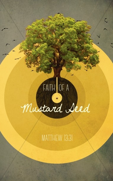 Faith of a Mustard Seed Religious Bulletin Thumbnail Showcase