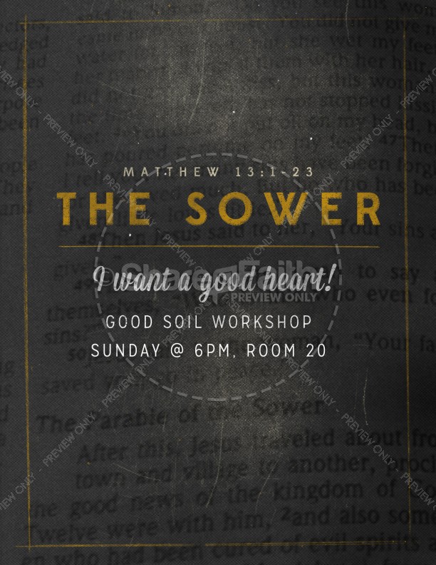 The Sower Ministry Flyer Thumbnail Showcase