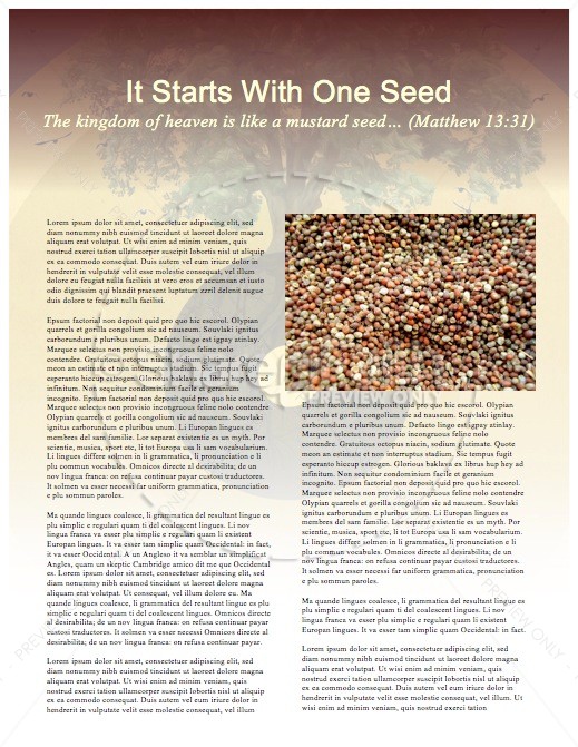 Faith of a Mustard Seed Religious Newsletter | page 3