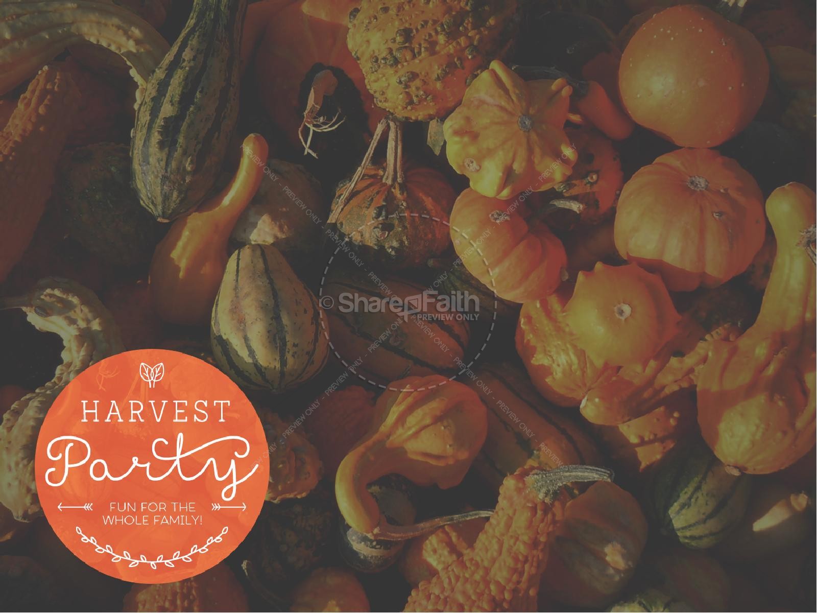 Harvest Party Christian PowerPoint Thumbnail 2