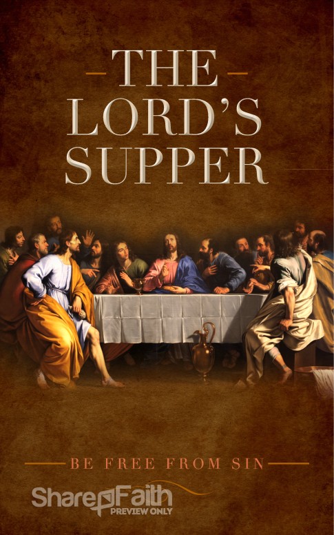 The Lord's Supper Ministry Bulletin | Sermon Bulletin Covers