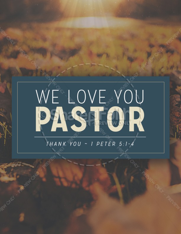 Pastor Appreciation Christian Flyer Thumbnail Showcase