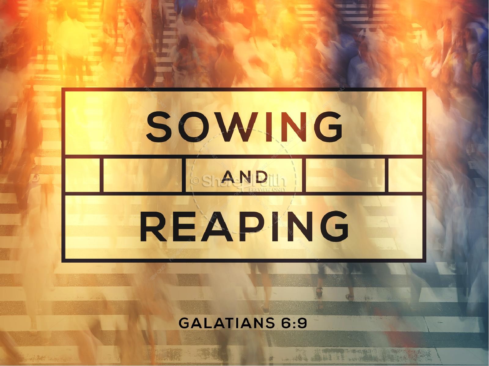 Sowing and Reaping Ministry PowerPoint Thumbnail 1
