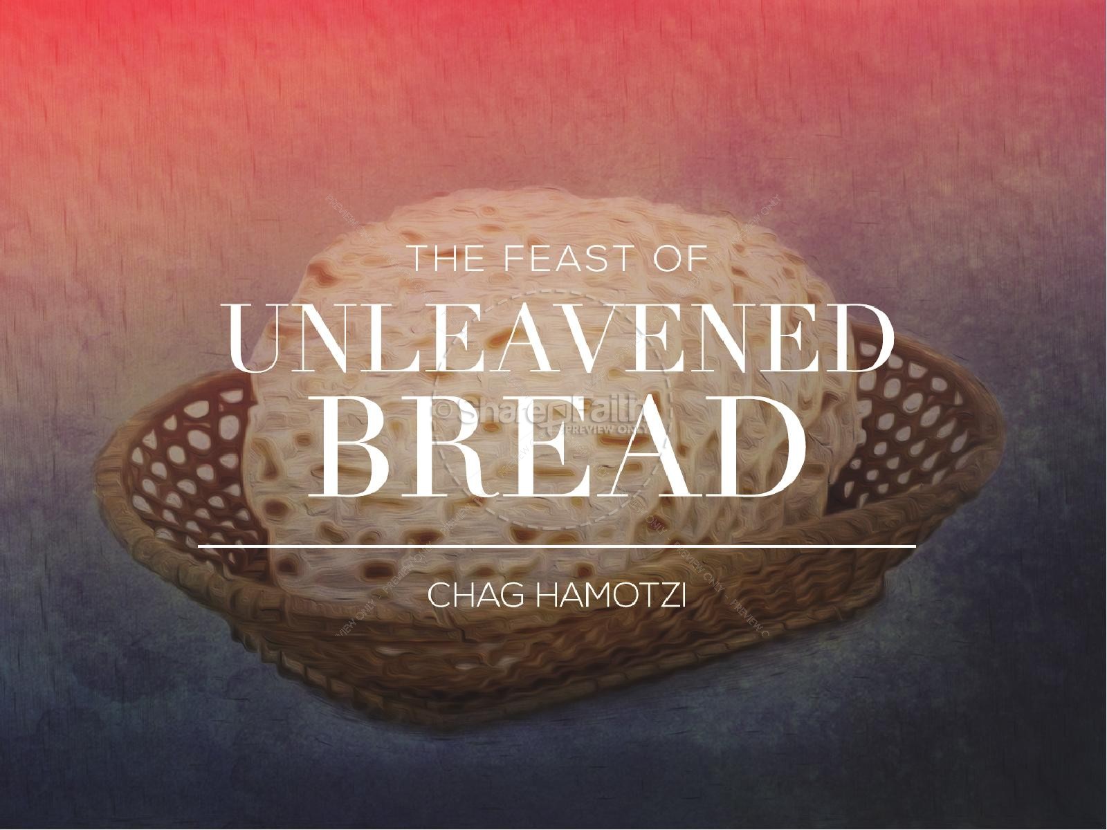 Feast of Unleavened Bread Christian PowerPoint Thumbnail 1