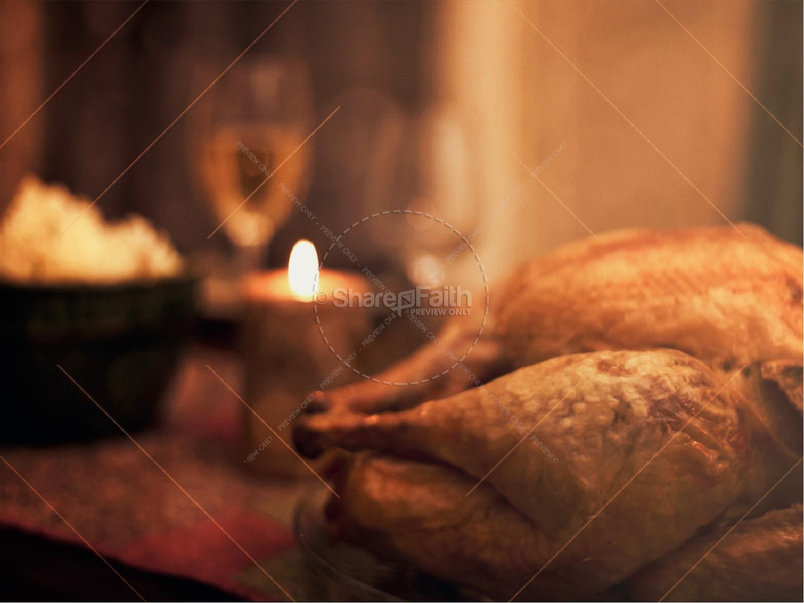 Happy Thanksgiving Holiday Religious PowerPoint Thumbnail 7