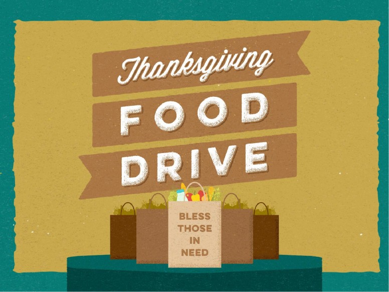 Thanksgiving Food Drive Christian PowerPoint