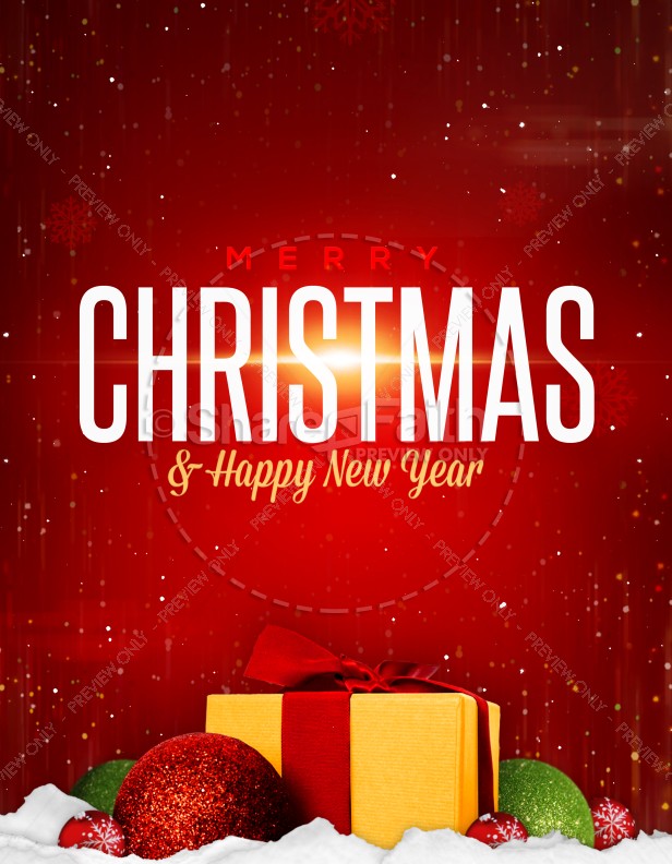 merry christmas and happy new year graphics