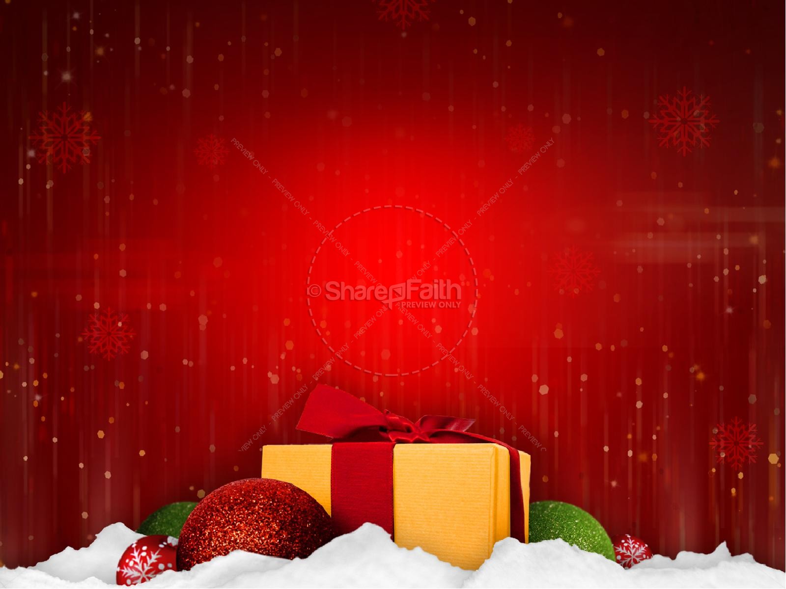 Merry Christmas Happy New Year Ministry PowerPoint Thumbnail 5