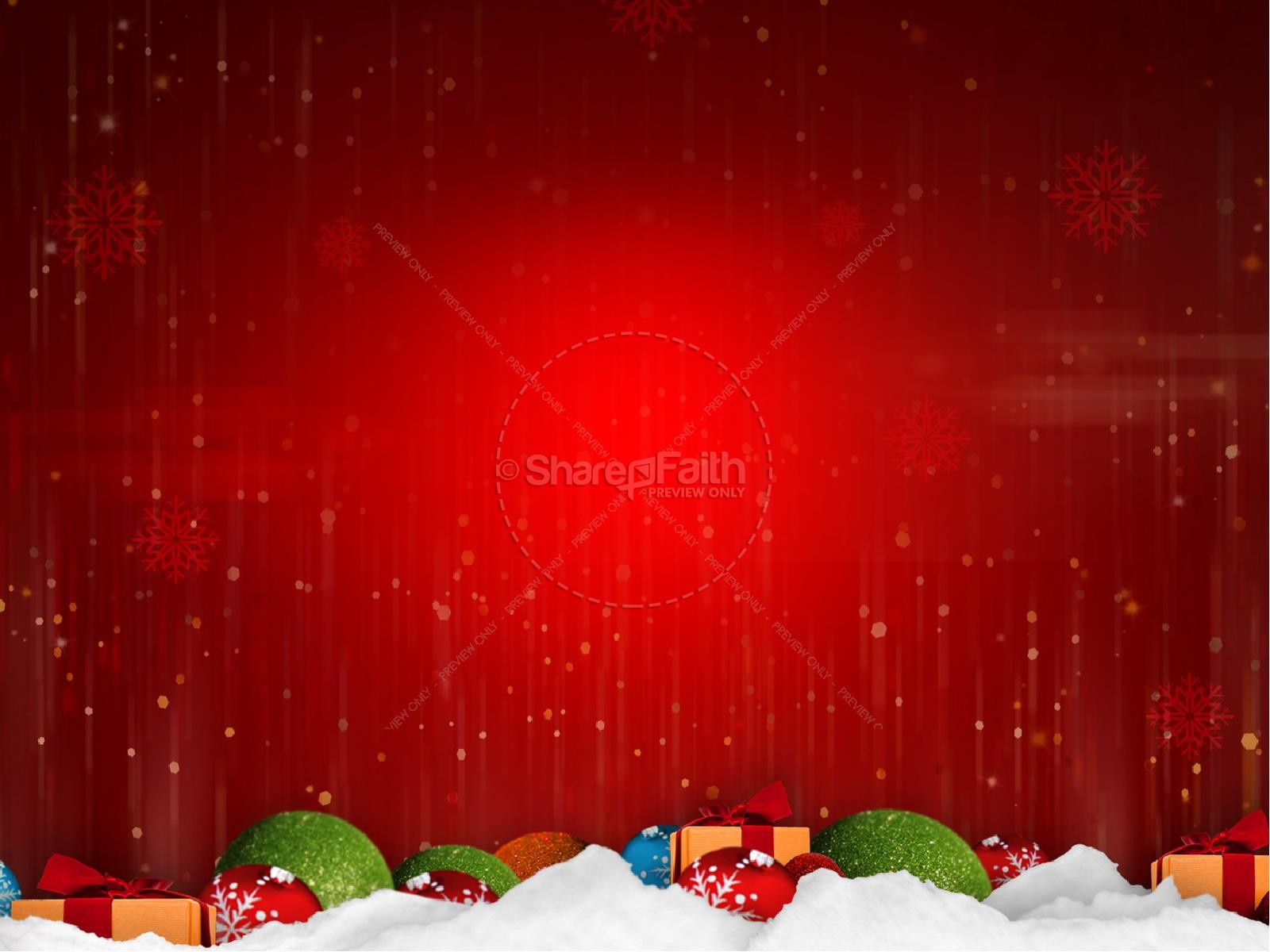 Merry Christmas Happy New Year Ministry PowerPoint Thumbnail 6