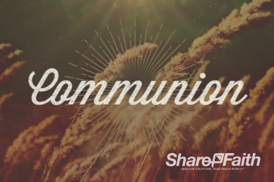 Fall Communion Video Loop for Church